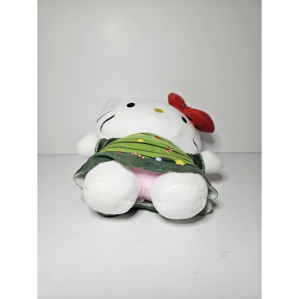 Sanrio Hello Kitty Christmas Tree Dress Holiday Plush 8 Inch Stuffed Animal 2023